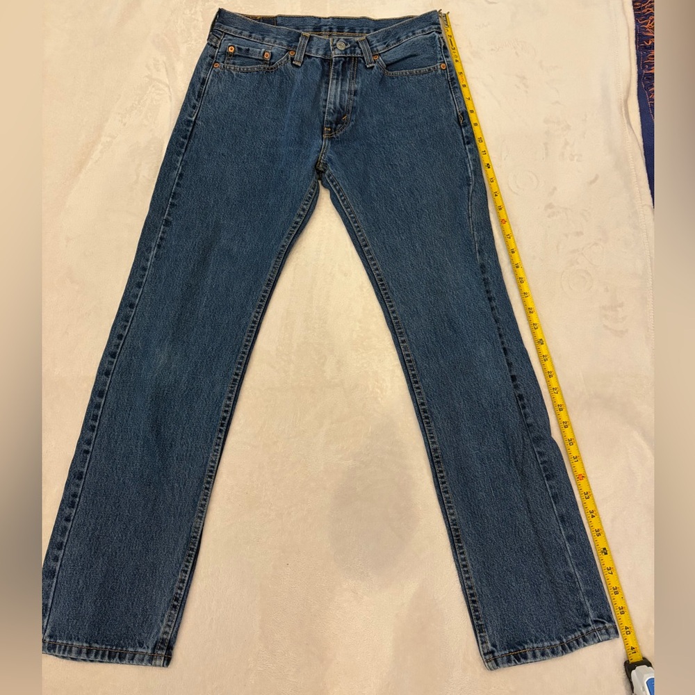 Levi's Men's 505 Straight Blue Jeans